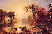 Jasper Francis Cropsey Autumn in America Sweden oil painting artist